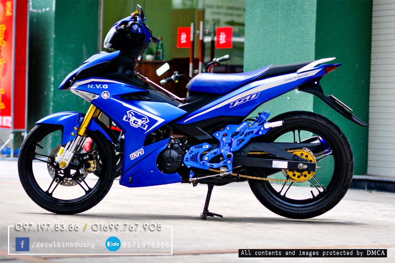 Xe Exciter 150 Xanh GP Độ Đúng Chỗ Đẹp Đúng Chất